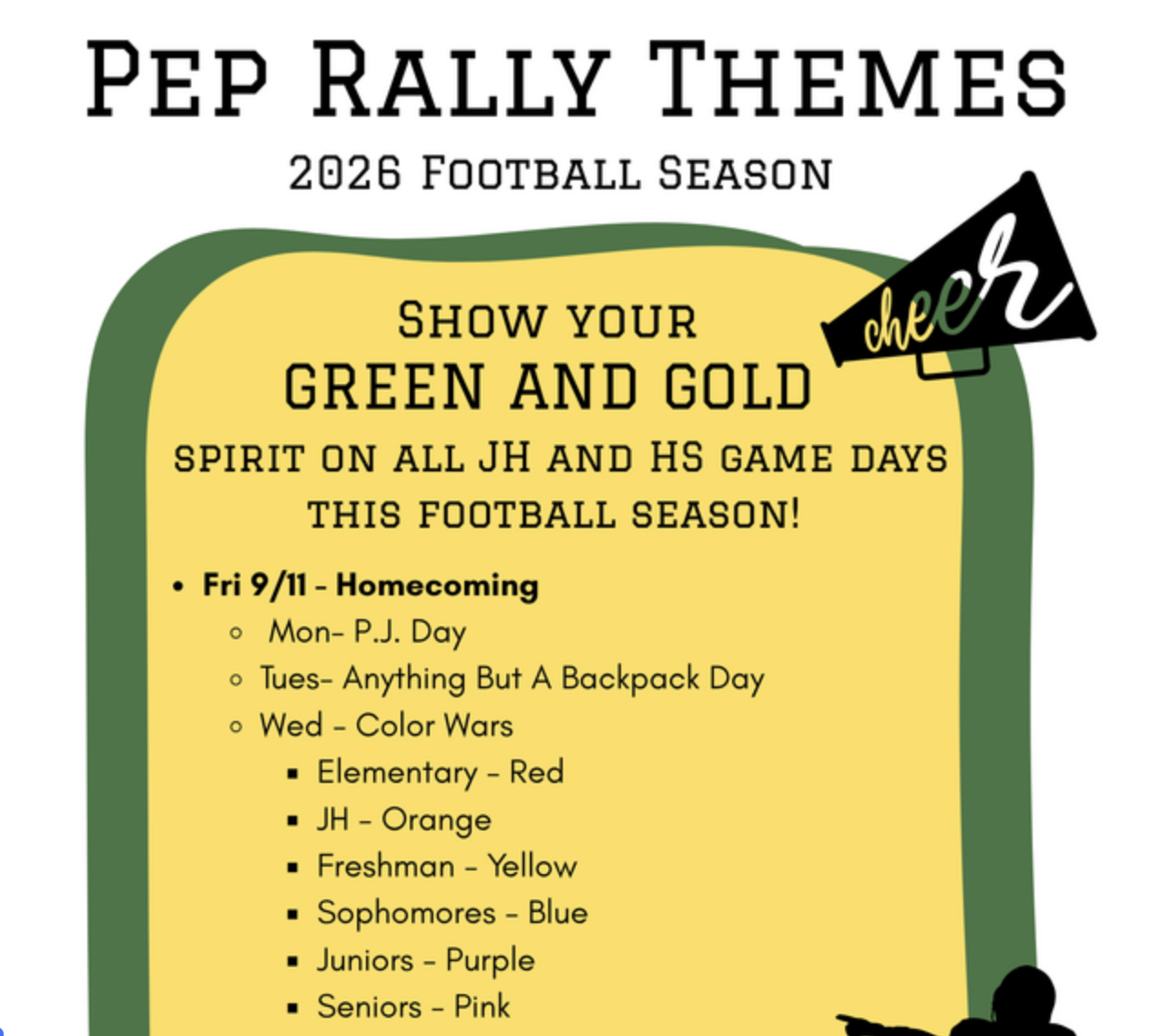 Pep Rally Themes