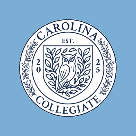 Carolina Collegiate Seal on Carolina Blue Field